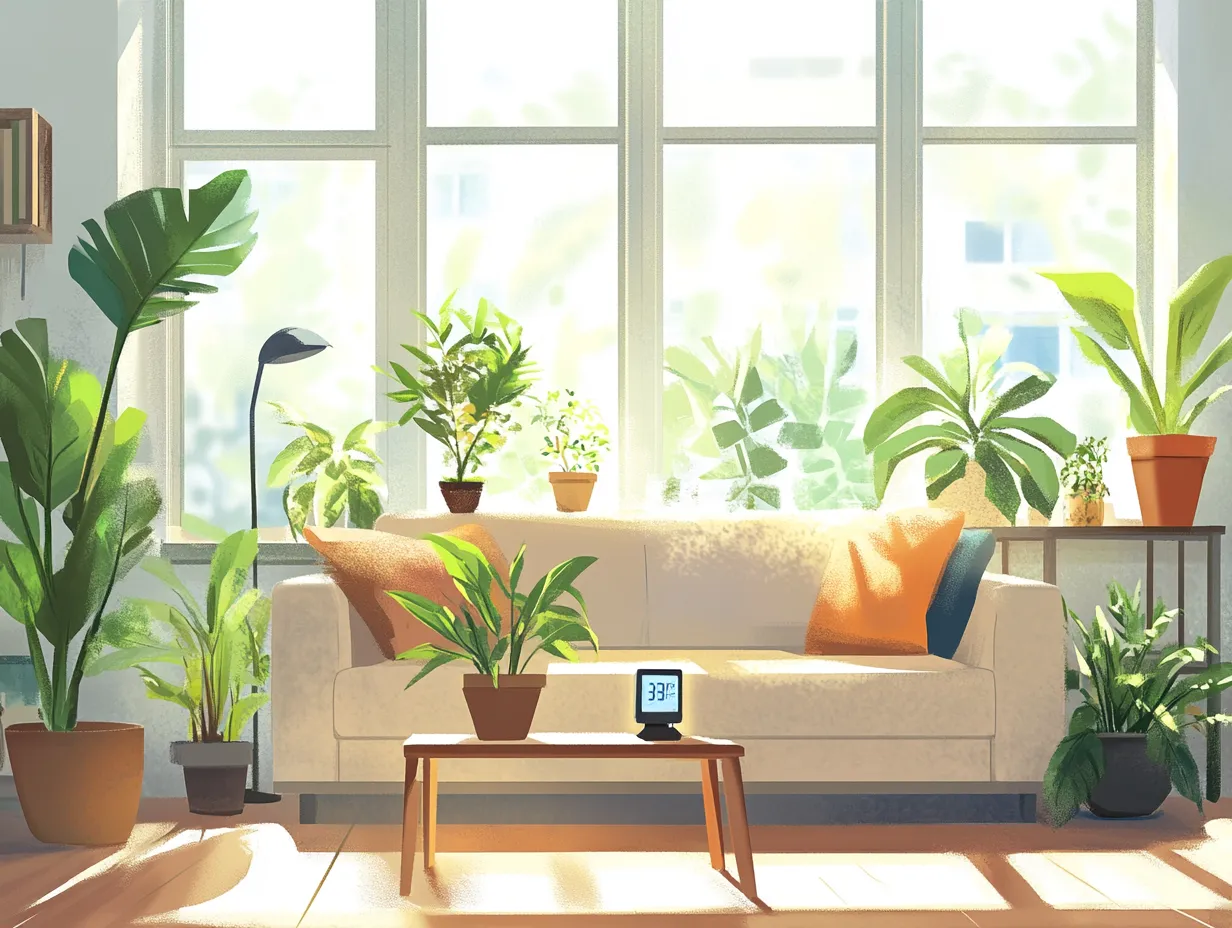 Ein modernes Wohnzimmer